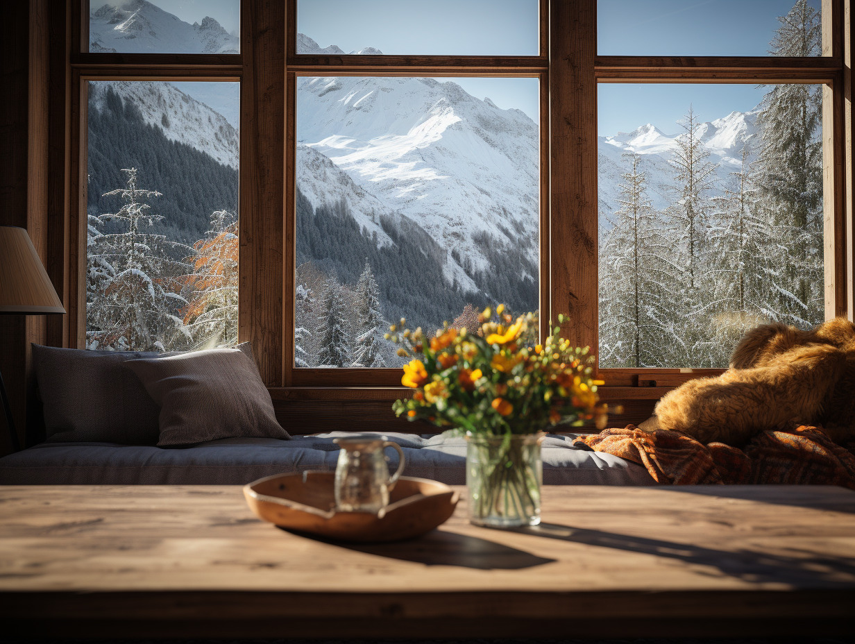 chalet neige