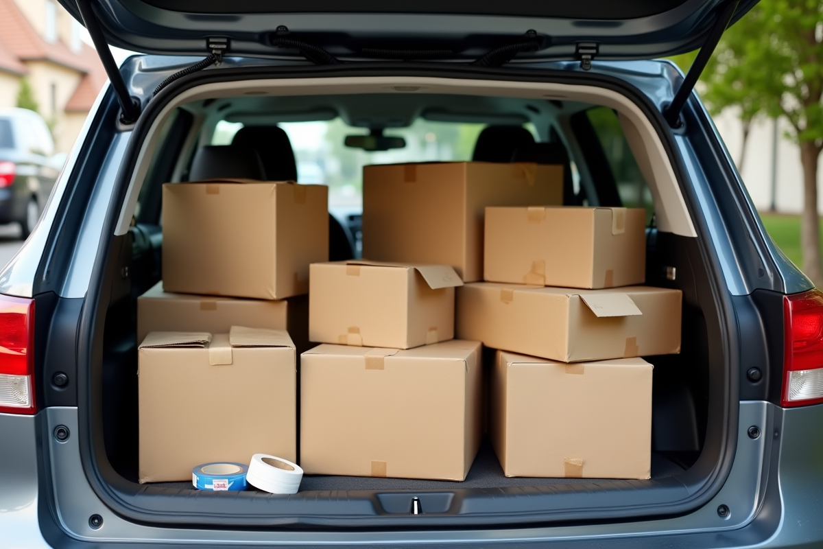 cartons déménagement